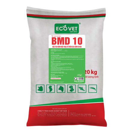 BMD 10 - ĐẶC TRỊ VIÊM RUỘT HOẠI TỬ TRÊN GIA CẦM VÀ HEO
