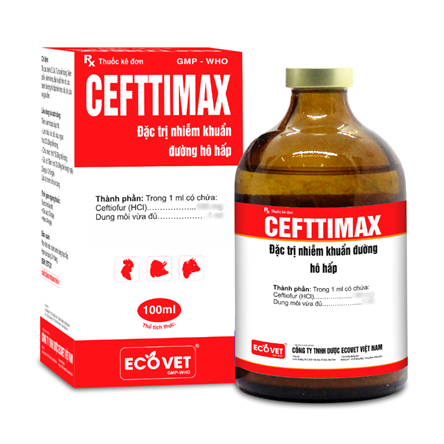 ECO CEFTTIMAX - Đặc trị nhiễm khuẩn đường hô hấp
