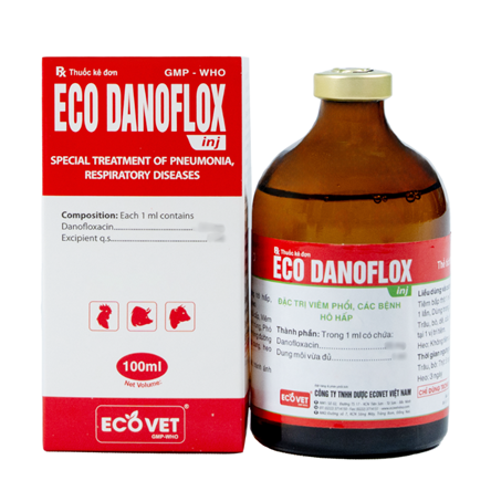 ECO - DANOFLOX - Đặc trị nhiễm trùng đường hô hấp.