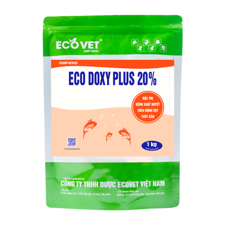ECO DOXY PLUS 20% - Đặc trị bệnh xuất huyết trên động vật thuỷ sản