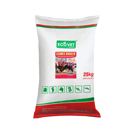 Ecomix Broiler - Thức ăn bổ sung vitamin và khoáng chất cho gà thịt