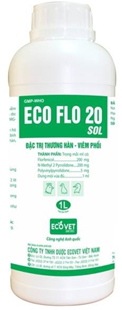 ECO FLO 20 SOL - Đặc trị thương hàn viêm phổi