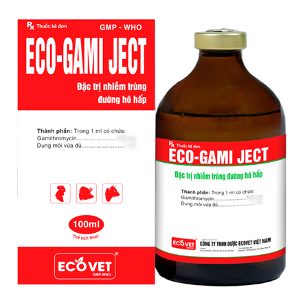 ECO GAMIJECT - Đặc trị nhiễm trùng đường hô hấp
