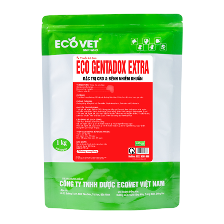 ECO GENTADOX EXTRA - ĐẶC TRỊ CRD VÀ BỆNH NHIỄM KHUẨN