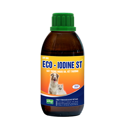 Eco Iodine St - Sát trùng: ngoài da, vết thương