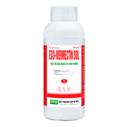 ECO IVERMECTIN SOL - Đặc trị nội, ngoại ký sinh trùng trên gia cầm.