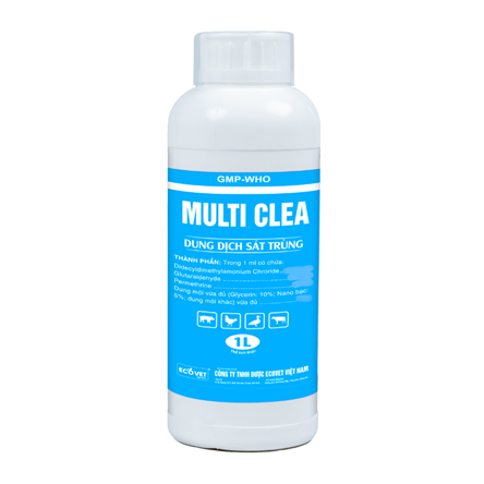 MULTI CLEA - Dung dịch sát trùng.