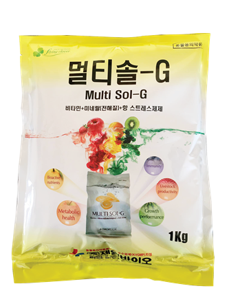MULTISOL - G - Hỗn hợp Vitamin, khoáng (điện giải), chống stress cho vật nuôi.