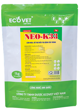 NEO-K33 - Hemostasis, supports treatment of coccidiosis