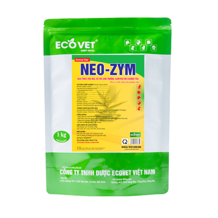 NEO-ZYM - Kích thích tiêu hóa, phòng tiêu chảy, giảm mùi hôi chuồng trại