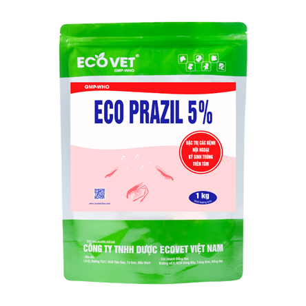 ECO PRAZIL 5% - Điều trị hiệu quả các bệnh nội ngoại kí sinh trùng.