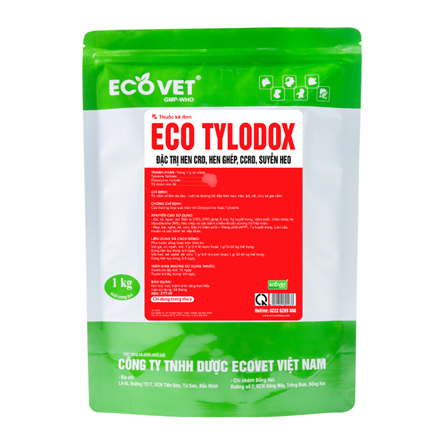 ECO - TYLODOX - Đặc trị CRD vàn hen ghép CCRD, suyễn heo.