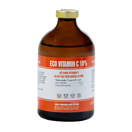 ECO - VITAMIN C 10% - Bổ sung Vitamin C và hỗ trợ viêm nhiễm, dị ứng.