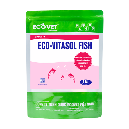 ECO VITASOL FISH - Giải độc gan thận, tăng cường sức đề kháng, phòng chống stress trên cá